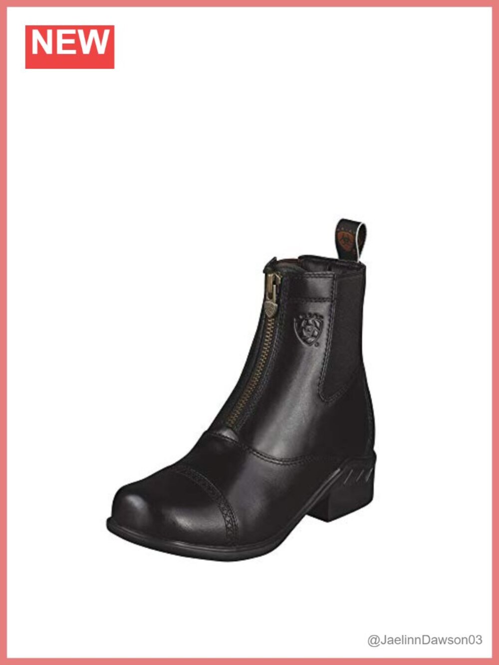 Women's Equestrian Zip Paddock Boots Full-Grain Leather